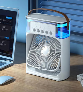 Ventilador Climatizador con pulverizador portátil